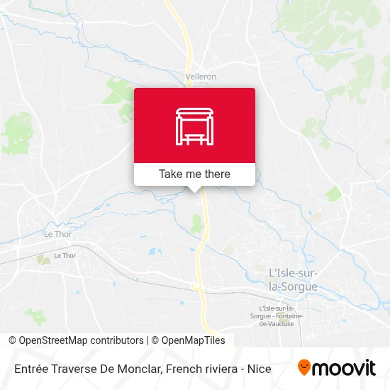 Entrée Traverse De Monclar map