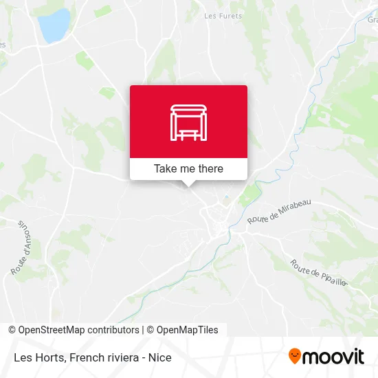Les Horts map