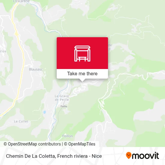 Chemin De La Coletta map
