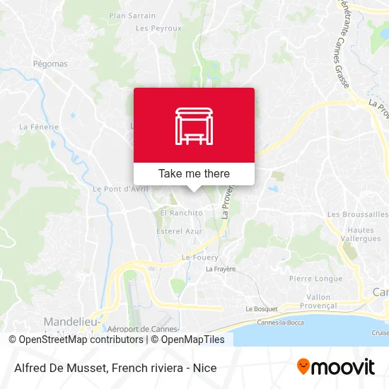 Alfred De Musset map