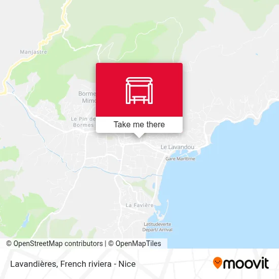 Lavandières map