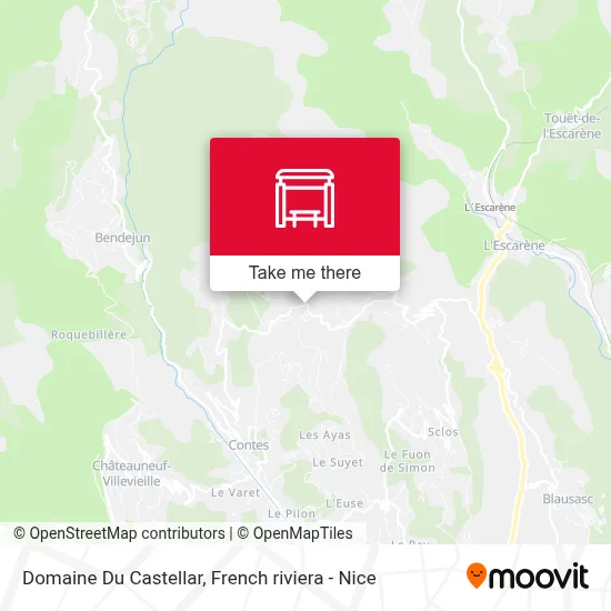 Domaine Du Castellar map