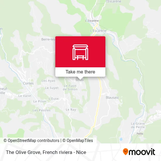 L'Oliveraie map