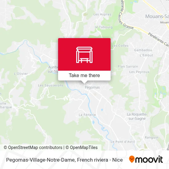 Pegomas-Village-Notre-Dame map