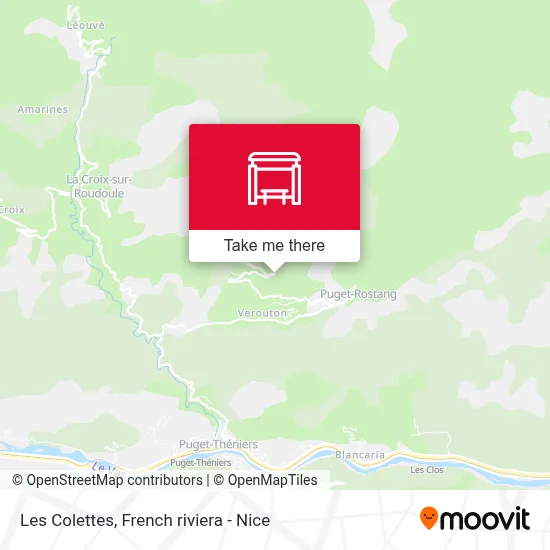 Les Colettes map