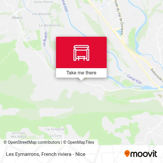 Les Eymarrons map