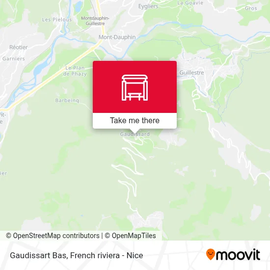 Gaudissart Bas map