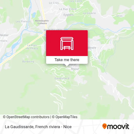 La Gaudissarde map