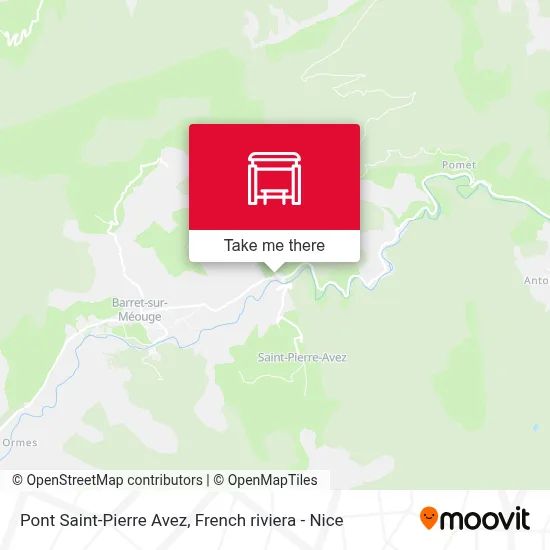 Pont Saint-Pierre Avez map