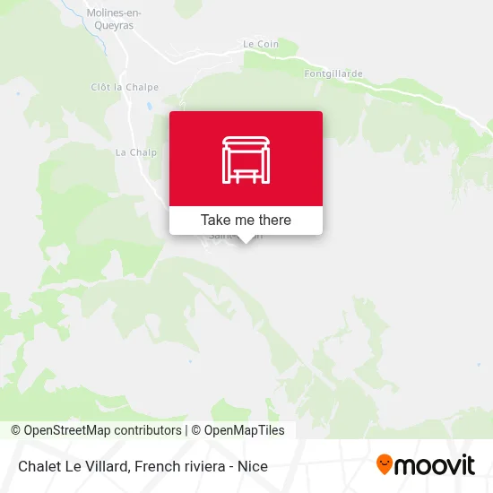 Chalet Le Villard map