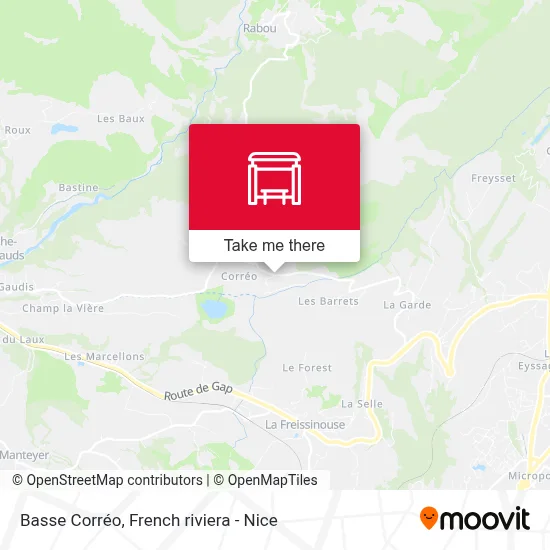 Basse Corréo map