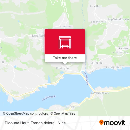 Picoune Haut map