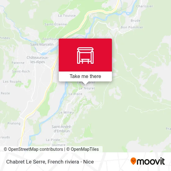 Chabret Le Serre map