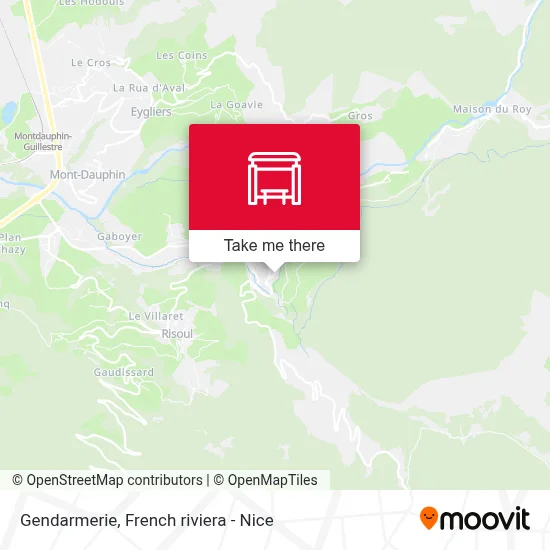 Gendarmerie map