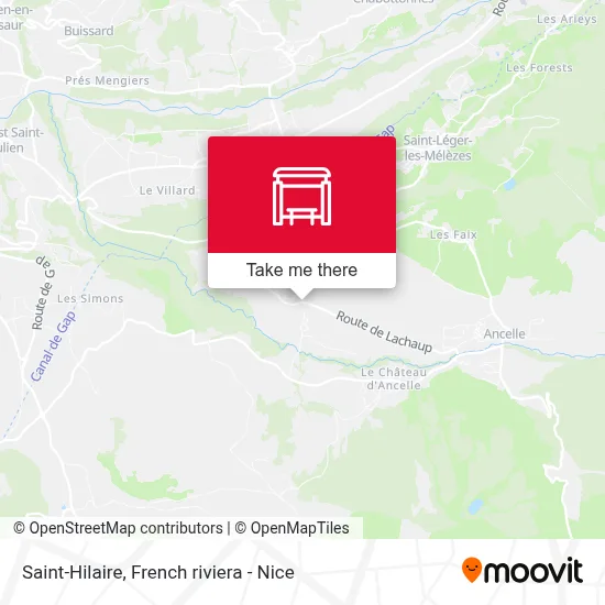 Saint-Hilaire map