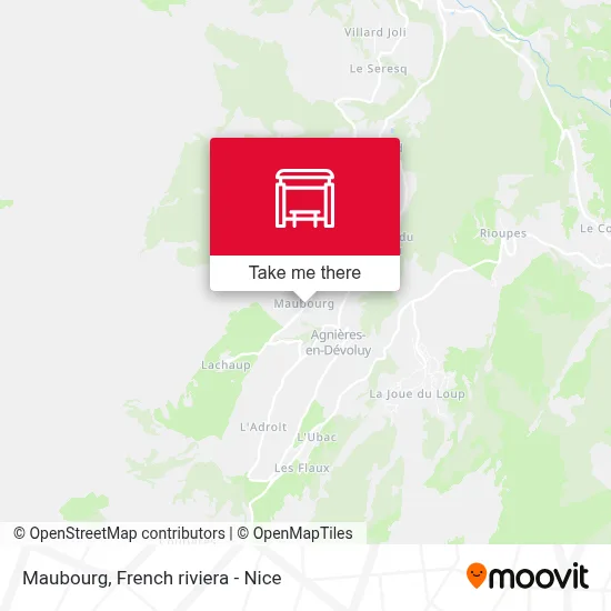 Maubourg map