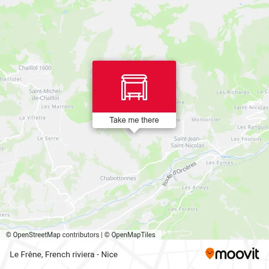 Le Frêne map