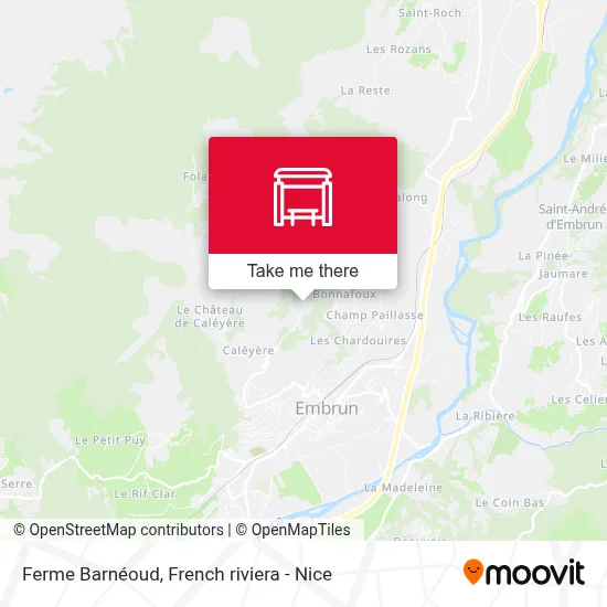 Ferme Barnéoud map