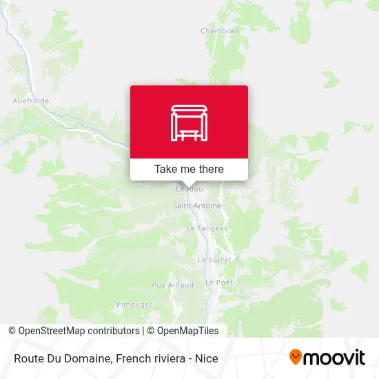 Route Du Domaine map