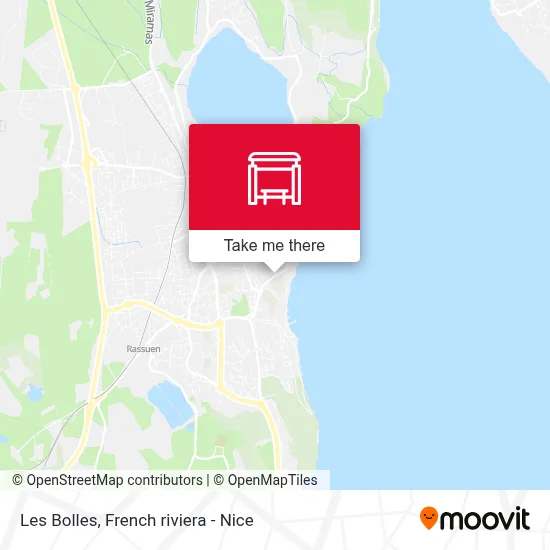 Les Bolles map