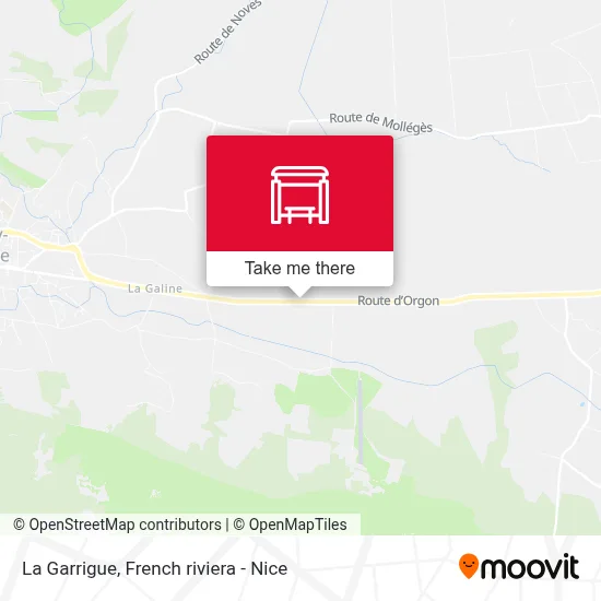 La Garrigue map