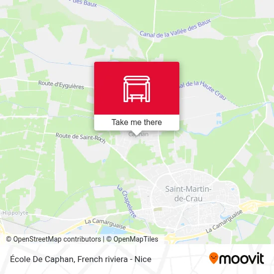 École De Caphan map