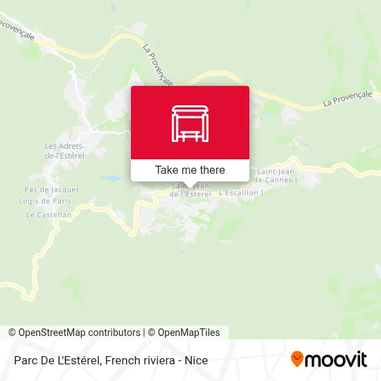 Parc De L'Estérel map