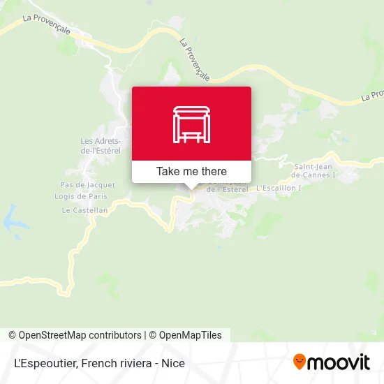 L'Espeoutier map