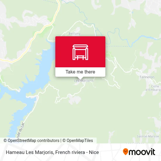 Hameau Les Marjoris map