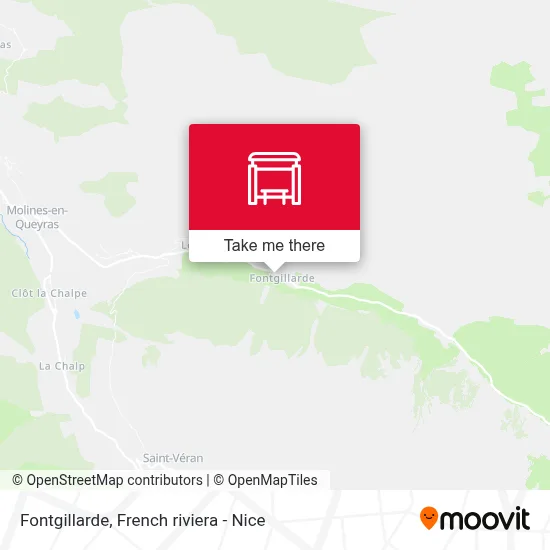 Fontgillarde map