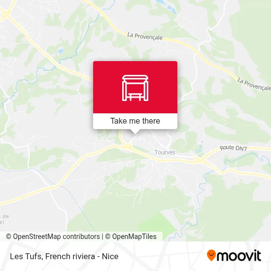 Les Tufs map