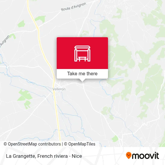 La Grangette map