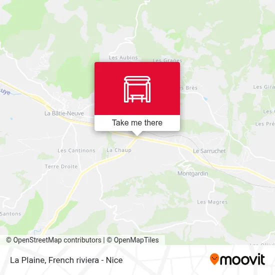 La Plaine map