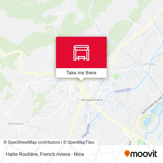 Halte Routière map