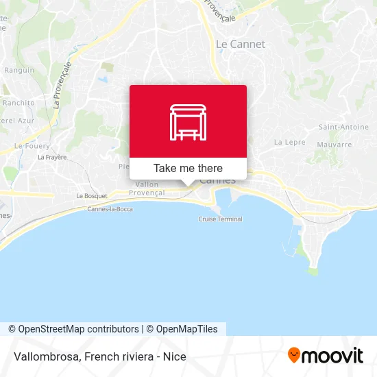 Vallombrosa map