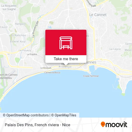 Palais Des Pins map