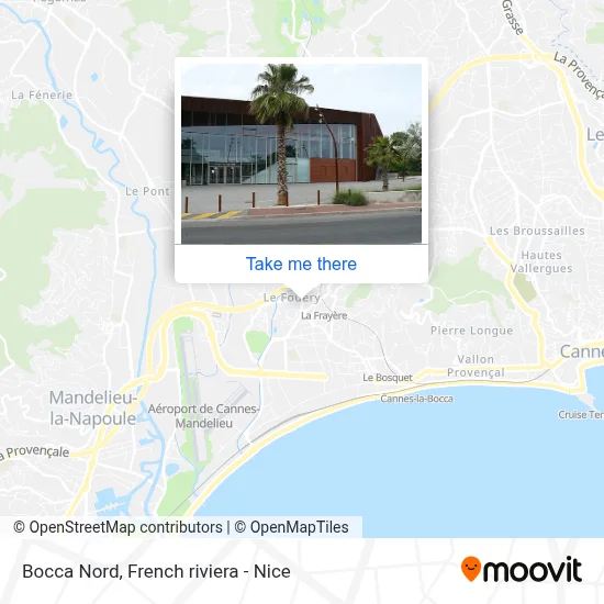 Bocca Nord map