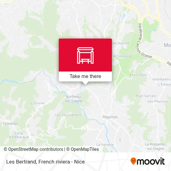 Les Bertrand map