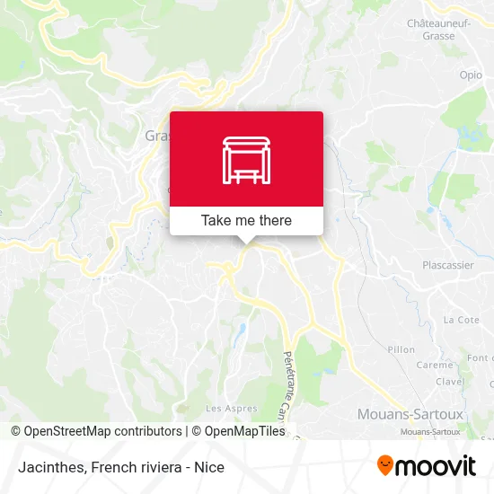 Mapa Jacinthes