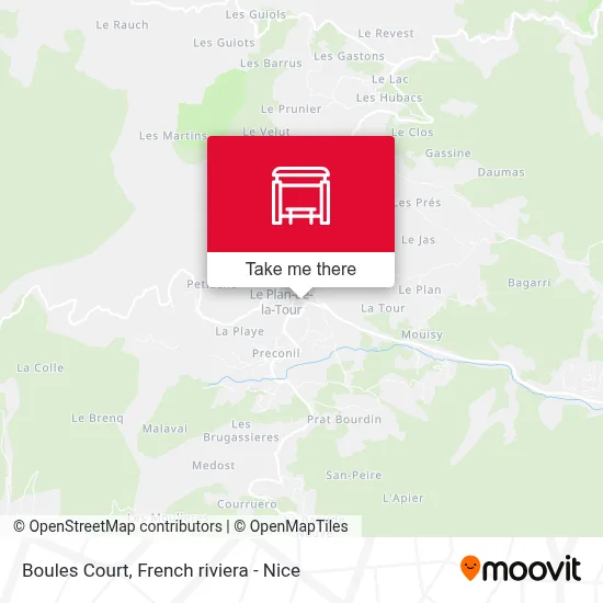 Boulodrome map