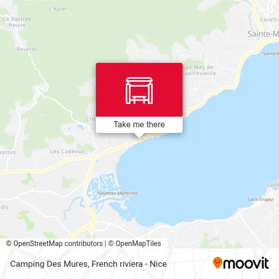 Camping Des Mures map