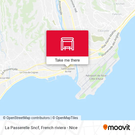 La Passerelle Sncf map