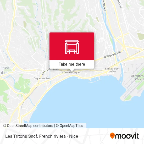 Les Tritons Sncf map