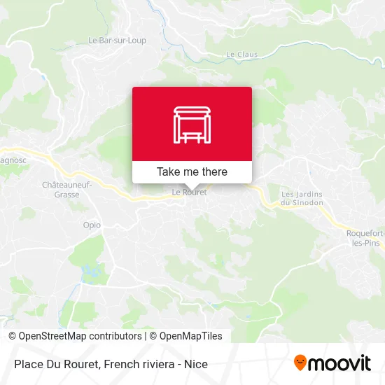 Place Du Rouret map