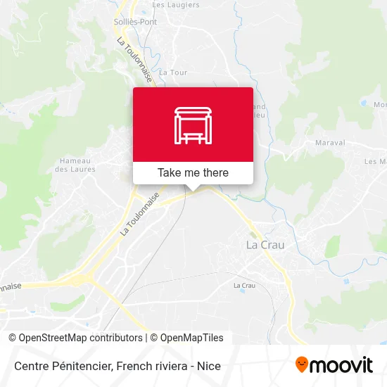 Centre Pénitencier map