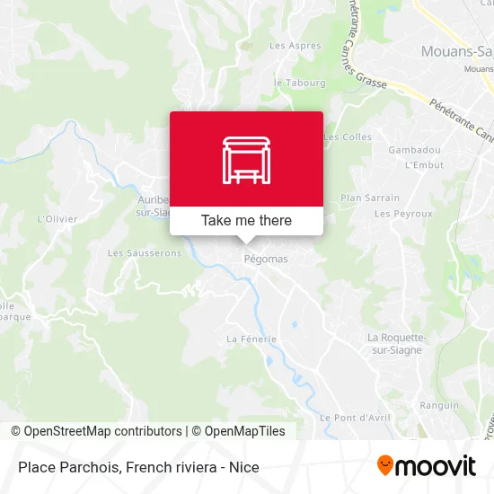 Place Parchois map