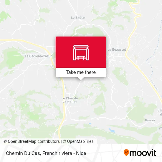 Chemin Du Cas map
