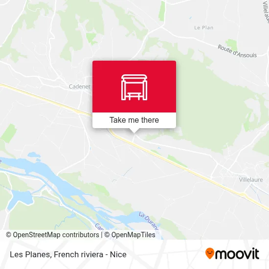 Les Planes map