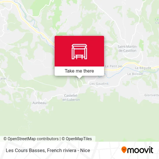 Les Cours Basses map