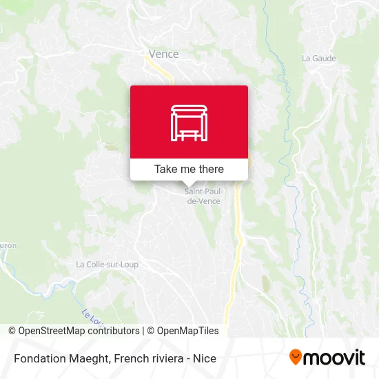 Fondation Maeght map